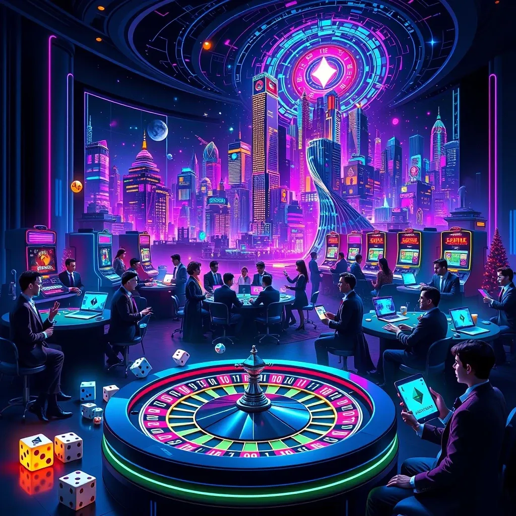 Neon Gamble Galaxy